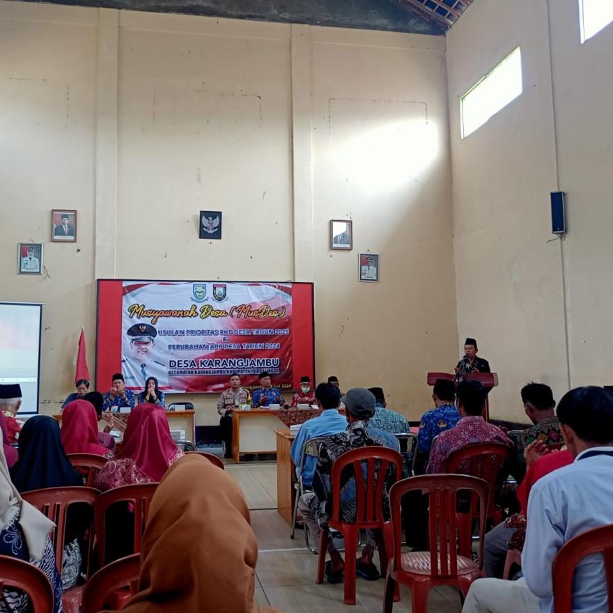 Musdes Desa Karangjambu Prioritaskan Usulan RKPDes Tahun 2025
