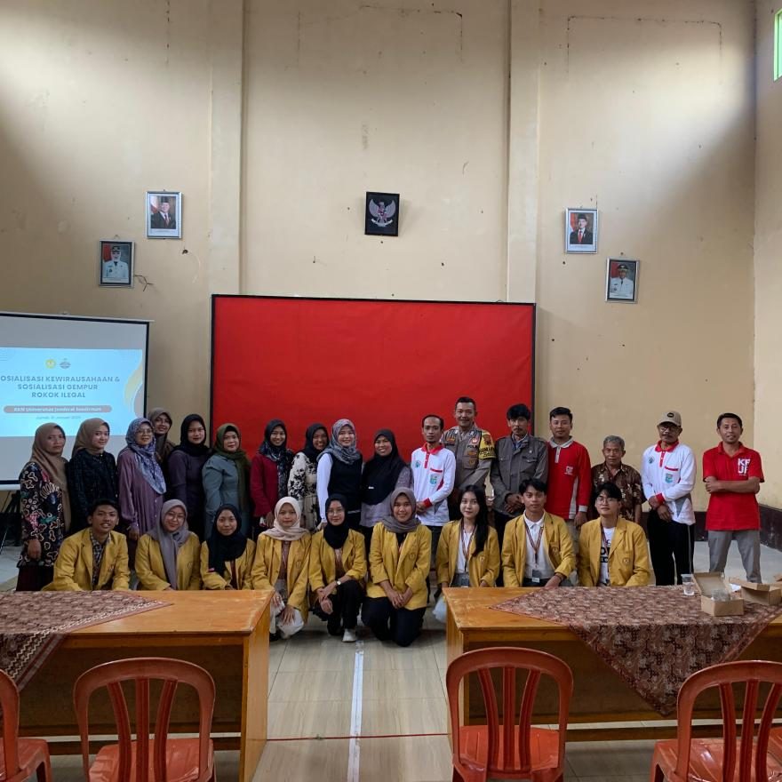 Sosialisasi Kewirausahaan dan Gempur Rokok Ilegal