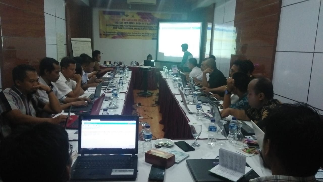 PELATIHAN RELAWAN SISTEM INFORMASI DESA (SID) KABUPATEN PURBALINGGA